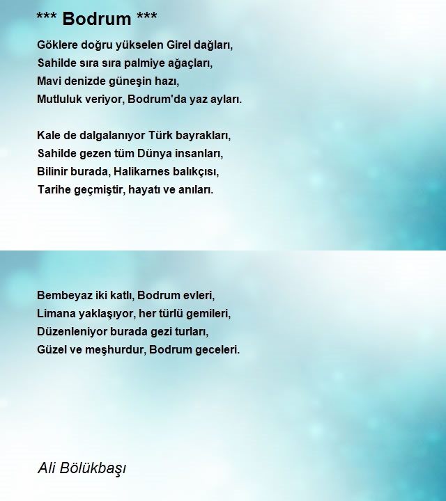 Ali Bölükbaşı