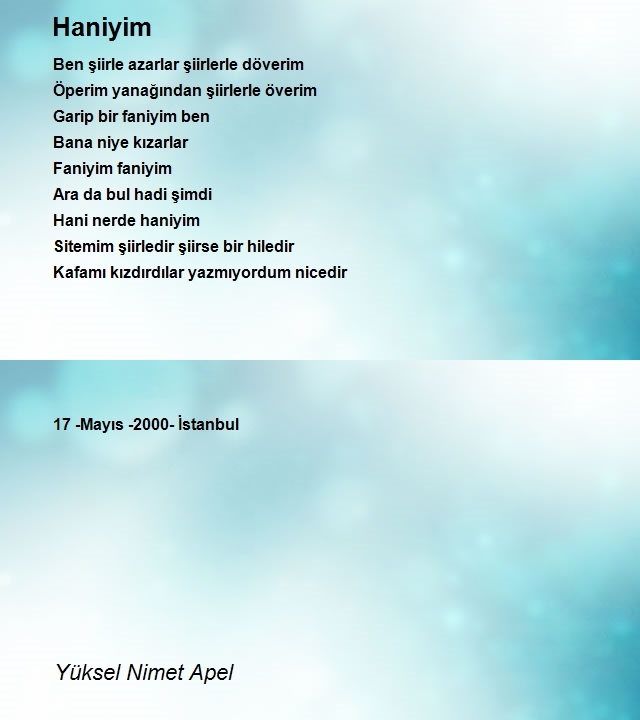 Yüksel Nimet Apel