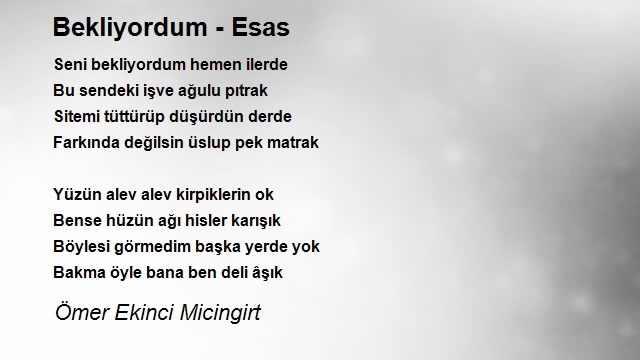 Ömer Ekinci Micingirt