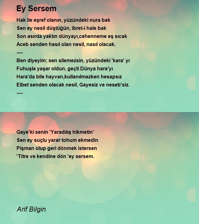 Arif Bilgin