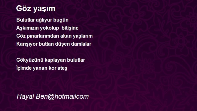 Hayal Ben hotmailcom