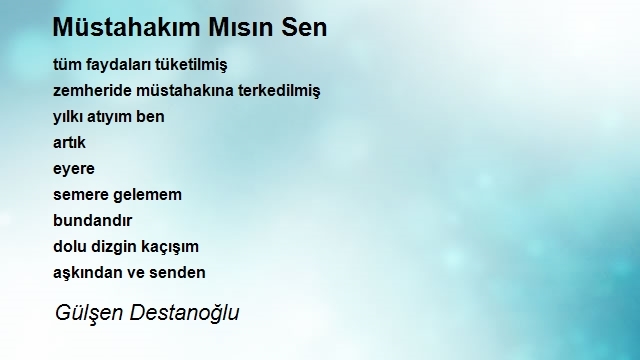 Gülşen Destanoğlu