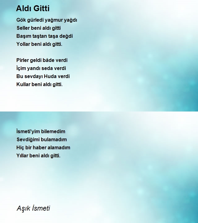 Aşık İsmeti