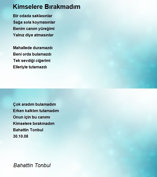 Bahattin Tonbul