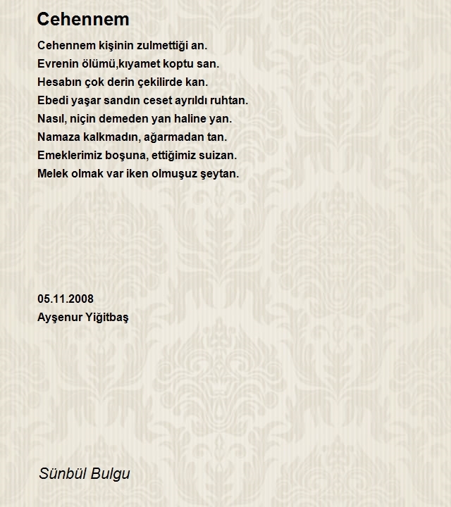 Sünbül Bulgu