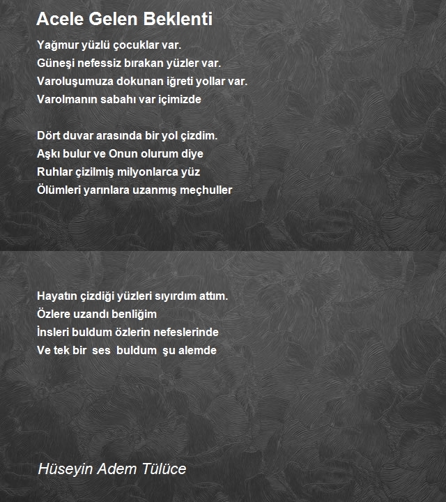 Hüseyin Adem Tülüce