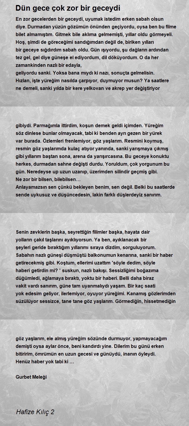 Hafize Kılıç 2