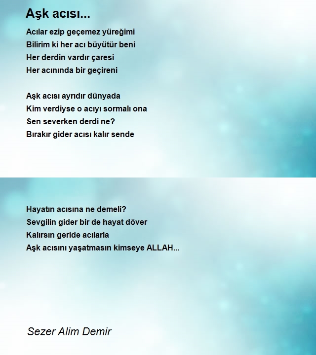 Sezer Alim Demir