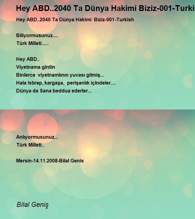 Bilal Geniş