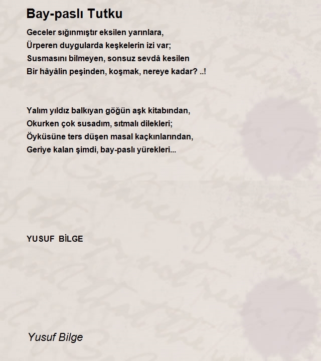 Yusuf Bilge