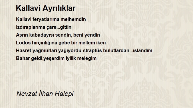 Nevzat İlhan Halepi