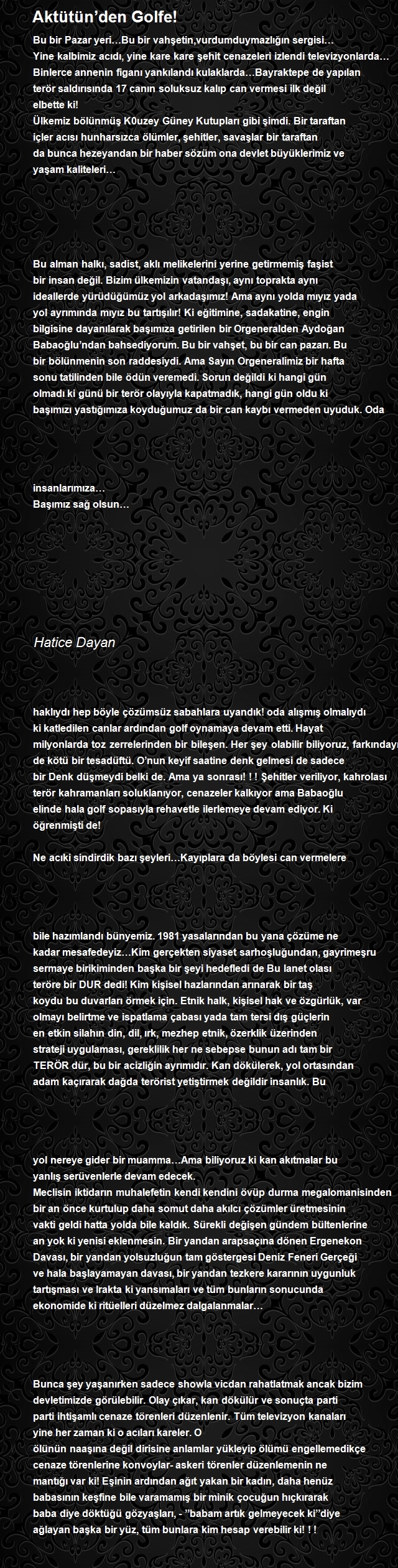 Hatice Dayan