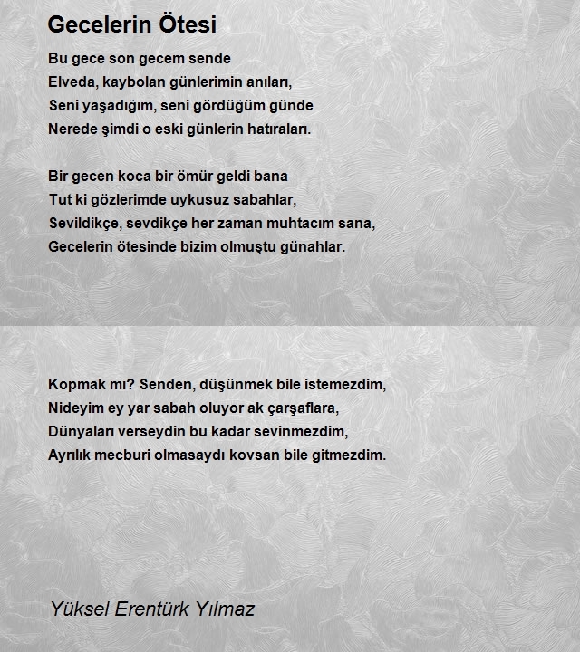 Yüksel Erentürk Yılmaz