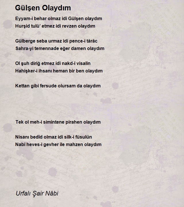 Urfalı Şair Nâbi