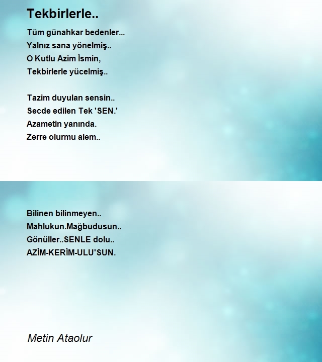 Metin Ataolur