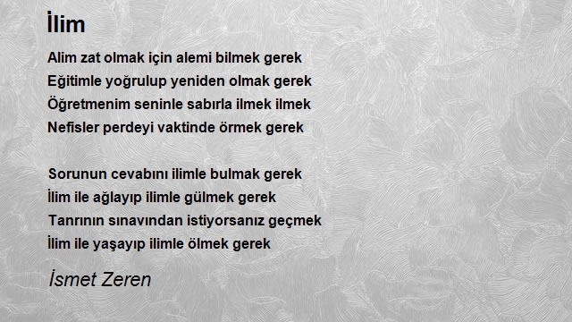 İsmet Zeren