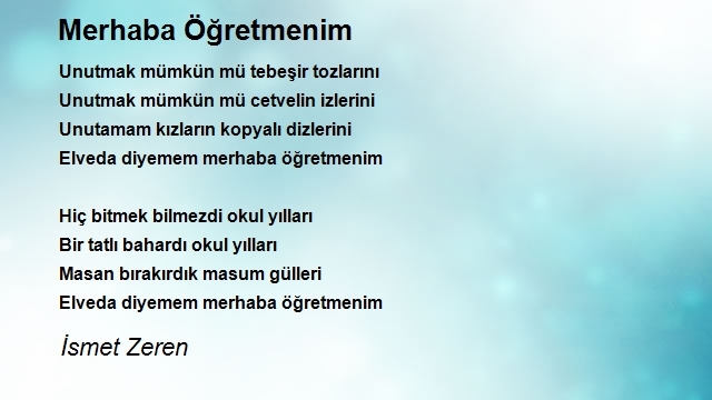 İsmet Zeren