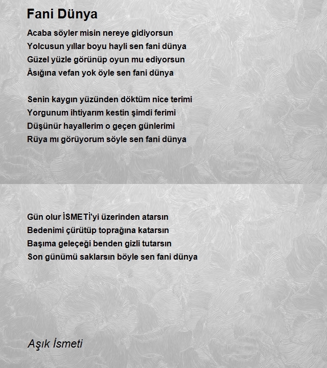 Aşık İsmeti