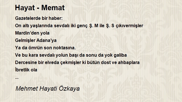 Mehmet Hayati Özkaya