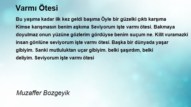 Muzaffer Bozgeyik