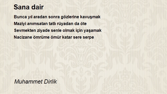 Muhammet Dirlik