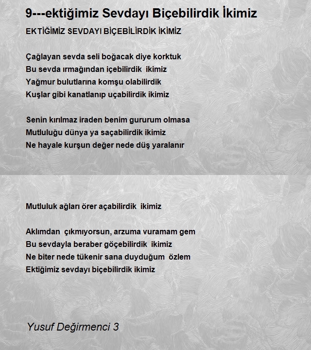 Yusuf Değirmenci 3