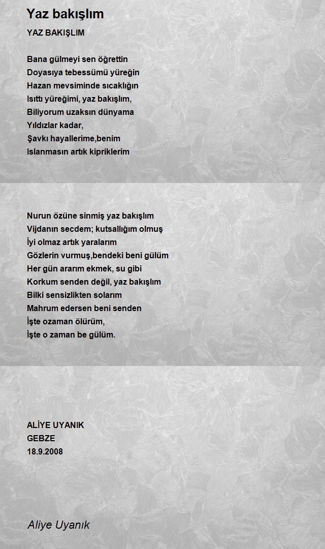 Aliye Uyanık