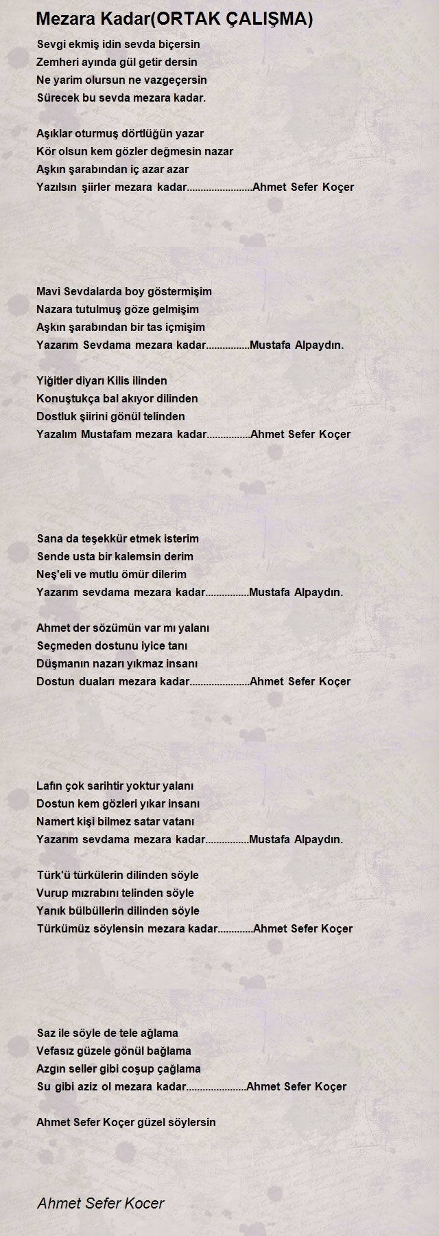 Ahmet Sefer Kocer