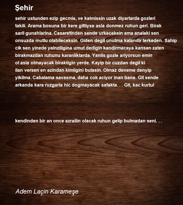 Adem Laçin Karameşe