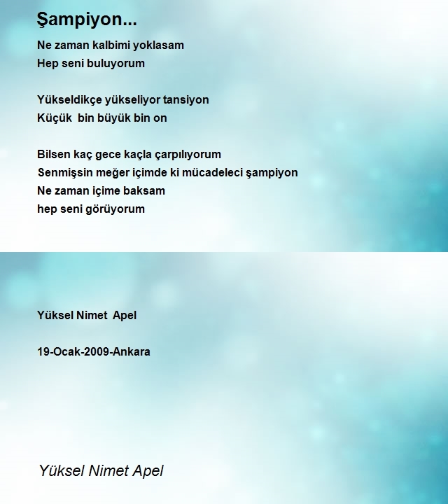 Yüksel Nimet Apel