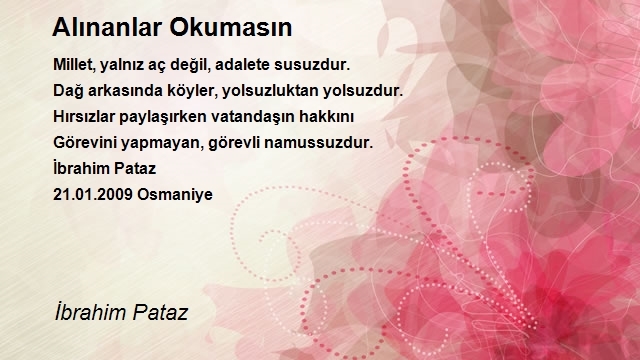 İbrahim Pataz