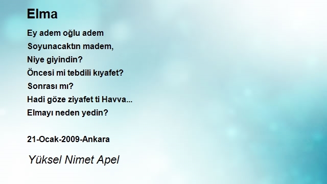 Yüksel Nimet Apel