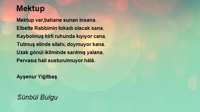 Sünbül Bulgu