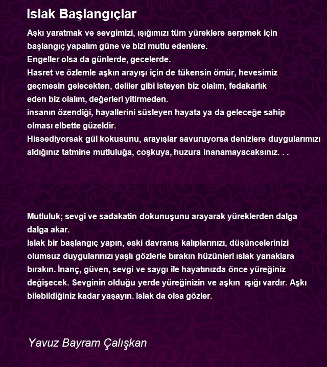 Yavuz Bayram Çalışkan