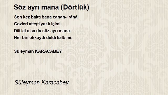 Süleyman Karacabey