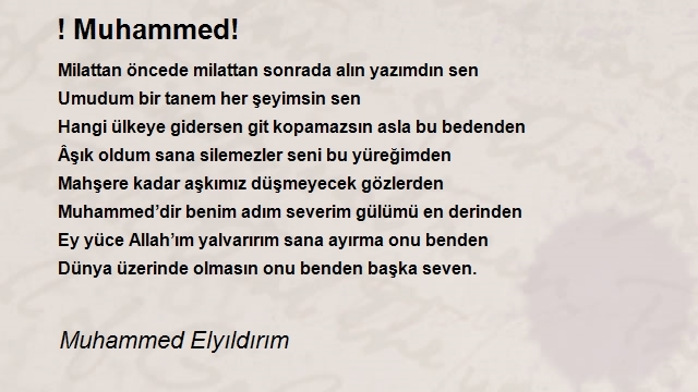 Muhammed Elyıldırım