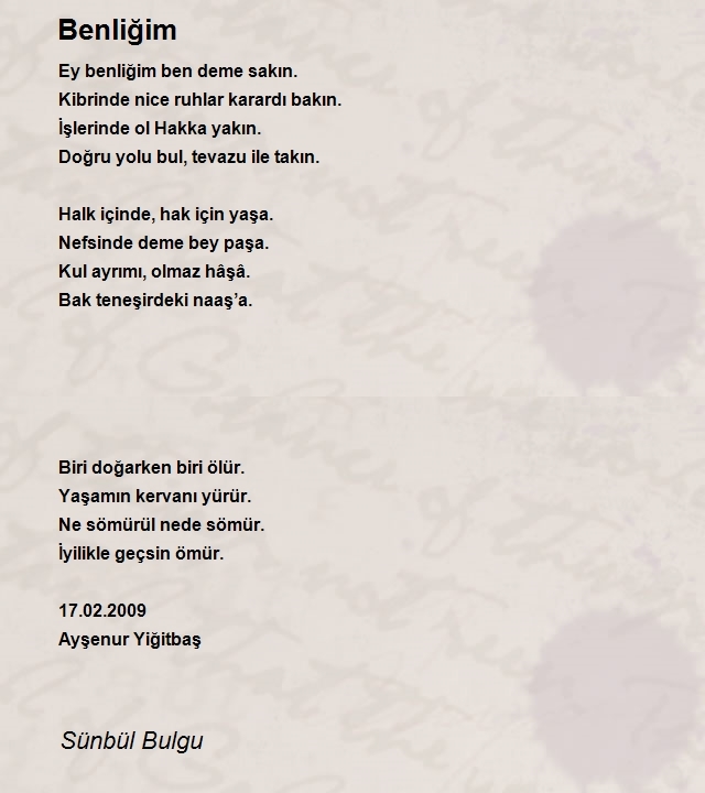 Sünbül Bulgu