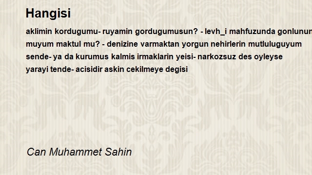 Can Muhammet Sahin