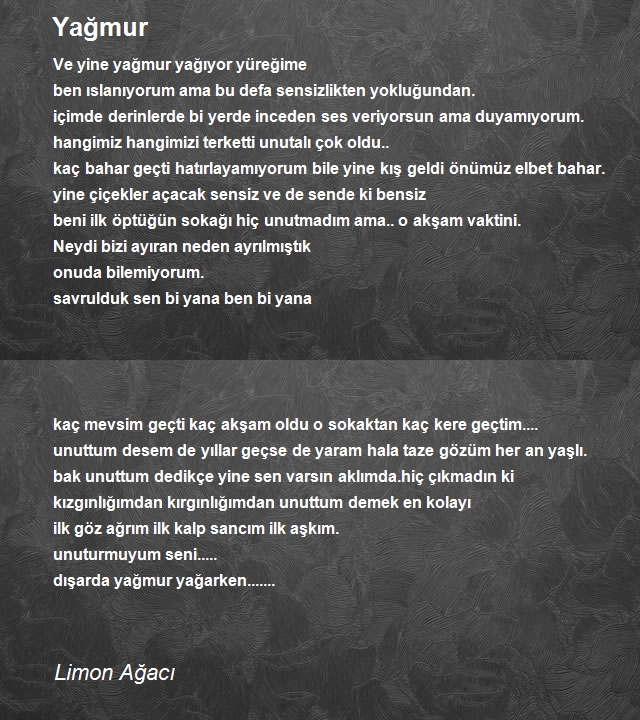 Limon Ağacı