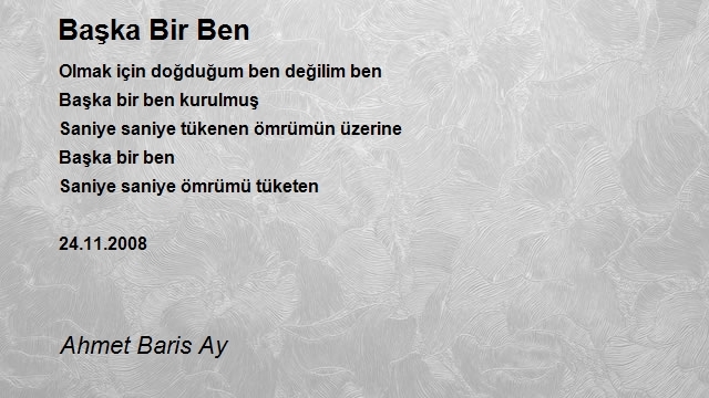 Ahmet Baris Ay