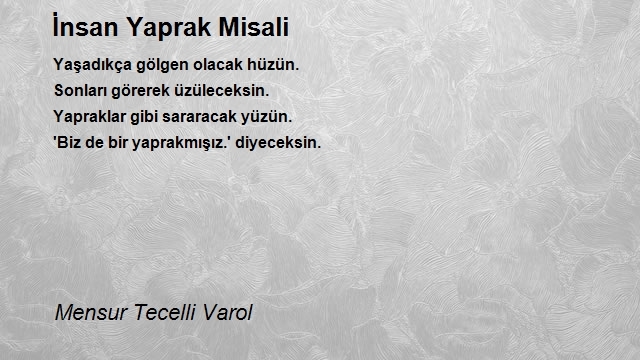 Mensur Tecelli Varol