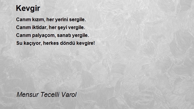 Mensur Tecelli Varol