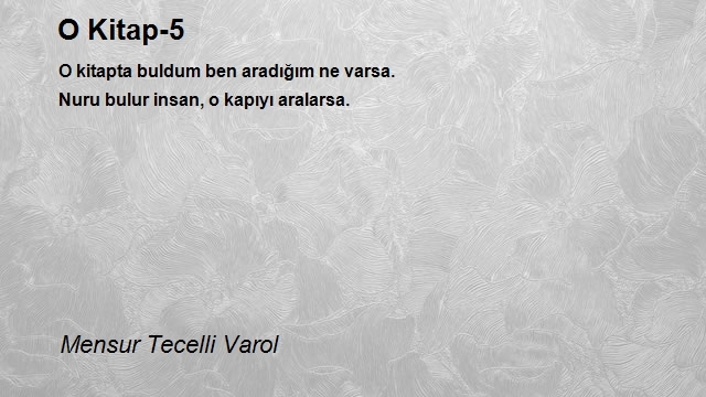 Mensur Tecelli Varol