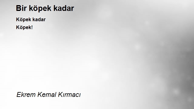 Ekrem Kemal Kırmacı