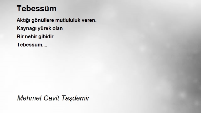 Mehmet Cavit Taşdemir