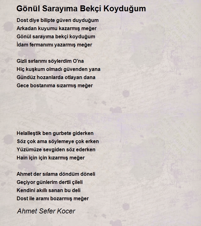 Ahmet Sefer Kocer