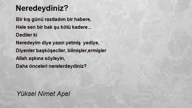 Yüksel Nimet Apel