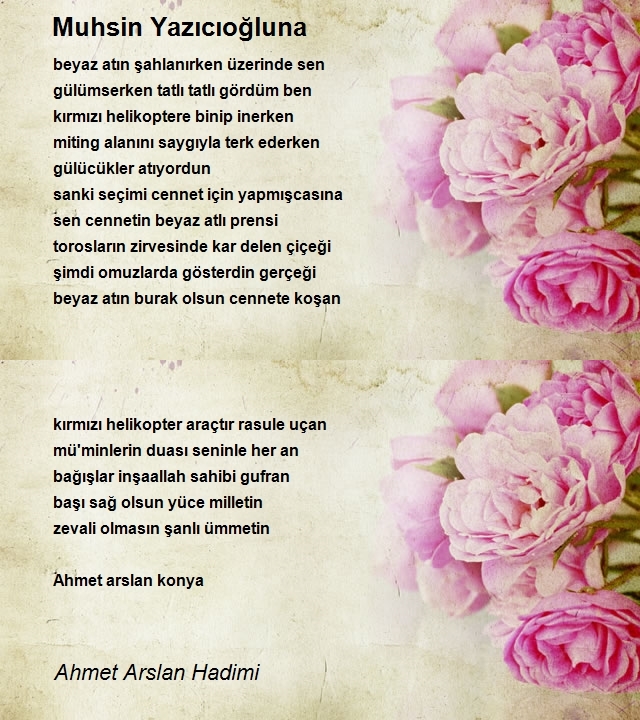 Ahmet Arslan Hadimi