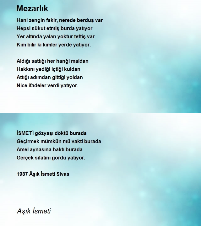 Aşık İsmeti