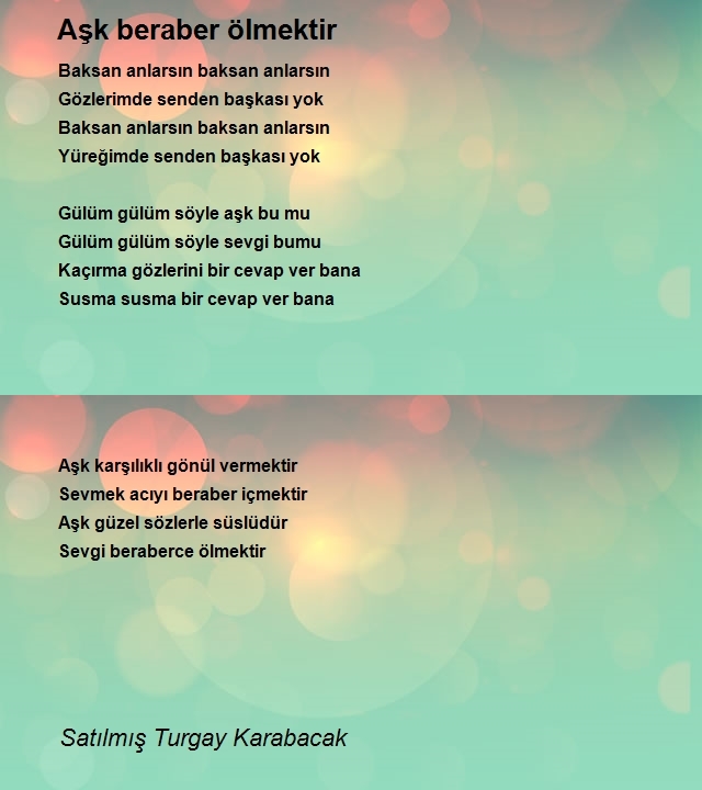 Satılmış Turgay Karabacak